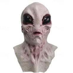 Halloween Mask Alien Funny Alien Magic Mask Cosplay Costume Party Novelty Latex Full Head Masks for Adult and Kids-Halloween