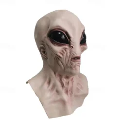 Halloween Mask Alien Funny Alien Magic Mask Cosplay Costume Party Novelty Latex Full Head Masks for Adult and Kids-Halloween