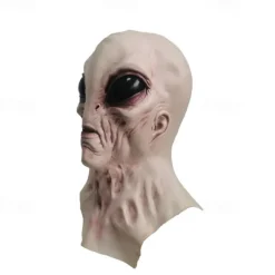 Halloween Mask Alien Funny Alien Magic Mask Cosplay Costume Party Novelty Latex Full Head Masks for Adult and Kids-Halloween