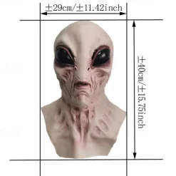 Halloween Mask Alien Funny Alien Magic Mask Cosplay Costume Party Novelty Latex Full Head Masks for Adult and Kids-Halloween