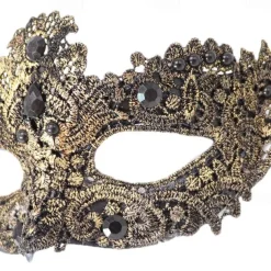 Halloween Mask Venetian Mask Mask On a Stick Couples 2 PCS Carnival Mask Half Face Adults' Unisex Halloween Carnival Mardi Gras Party Party Evening Wear Masquerade Easy Halloween Costumes Dress Up