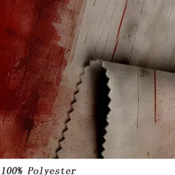 Halloween Men's Blood stains Hoodie Hoodies Sweatshirt Exaggerated Funny Long Sleeve Hooded Sports Outdoor Holiday Streetwear Red / White Print Front Pocket Spring & Fall Designer