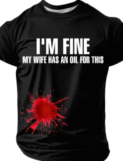 Halloween Men's Blood stains T Shirt Short Sleeve T shirt 3D Print Crew Neck Shirt Fashion Daily Gothic Street Casual Daily Black White Blue Summer Spring All Seasons Clothing Apparel S M L XL XXL