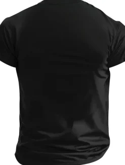 Halloween Men's Blood stains T Shirt Short Sleeve T shirt 3D Print Crew Neck Shirt Fashion Daily Gothic Street Casual Daily Black White Blue Summer Spring All Seasons Clothing Apparel S M L XL XXL