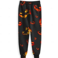 Halloween Men's Grimace Halloween Costumes Sweatpants Joggers Pants Trousers Mid Waist Drawstring Elastic Waist Horror Dark Party Evening Wear Holiday Pocket Spring Fall Winter 3D Print Black