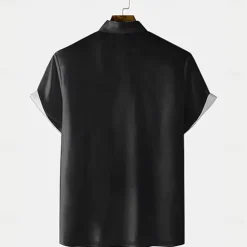 Halloween Men's Halloween Costumes Skulls Shirt Summer Shirt Button Up Shirt Short Sleeve Dark Gothic Style Outdoor Vacation Dailywear Summer Spring Turndown 3D Print Collared Shirts Front One Pocket