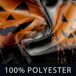 Halloween Men's Pumpkin Grimace Halloween Costumes Button Up Shirt Long Sleeve Casual Party Evening Wear Fall Winter Spring & Summer Turndown Shirt Collar Button Up 3D Print Orange