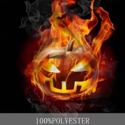 Halloween Men's Pumpkin Halloween Costumes Shirt Button Up Shirt Short Sleeve Casual Dark Party Evening Wear Daily Summer Winter Spring & Fall Turndown Button Up 3D Print Red Purple Orange Green