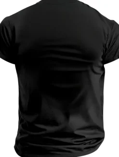 Halloween Men's Skeleton Funny Slang T Shirt Short Sleeve T shirt 3D Print Crew Neck Shirt Fashion Exaggerated Daily Party Street Casual Black Red Blue Summer Spring All Seasons Clothing Apparel S M