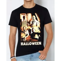Halloween Michael Myers T-shirt Print Graphic For Couple's Men's Women's Adults' Halloween Carnival Masquerade Hot Stamping Casual Daily