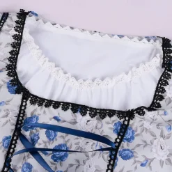 Halloween Oktoberfest Dress Cosplay Costume Maid Costume Cosplay Bavarian German Wiesn Women's Traditional Style Cloth Blouse Dress Apron