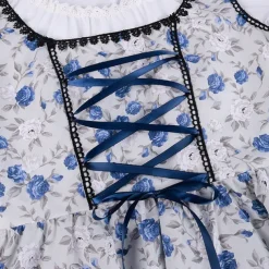 Halloween Oktoberfest Dress Cosplay Costume Maid Costume Cosplay Bavarian German Wiesn Women's Traditional Style Cloth Blouse Dress Apron