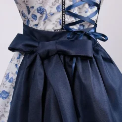 Halloween Oktoberfest Dress Cosplay Costume Maid Costume Cosplay Bavarian German Wiesn Women's Traditional Style Cloth Blouse Dress Apron