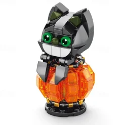 Halloween Party Favors Toys for Kids, Halloween Haunted House 6 in 1 Building Blocks Set Gift 601PCS,Halloween Toys Mini Cute Bricks Goodie Bags Fillers Classroom Prizes for Boys or Girls 6-12