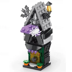 Halloween Party Favors Toys for Kids, Halloween Haunted House 6 in 1 Building Blocks Set Gift 601PCS,Halloween Toys Mini Cute Bricks Goodie Bags Fillers Classroom Prizes for Boys or Girls 6-12