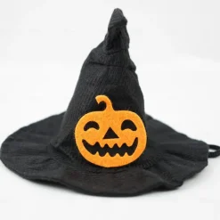 Halloween Pet Hat Witch Hat Pumpkin Funny Dog Halloween Hat Pet Party Supplies