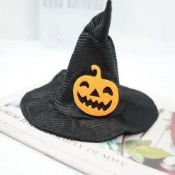 Halloween Pet Hat Witch Hat Pumpkin Funny Dog Halloween Hat Pet Party Supplies