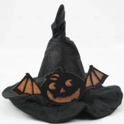 Halloween Pet Hat Witch Hat Pumpkin Funny Dog Halloween Hat Pet Party Supplies