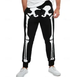 Halloween Skull Skeleton Jogger Pants Sweatpants Anime 3D Graphic For Couple's Men's Women's Adults' Halloween Carnival Masquerade 3D Print Party Halloween
