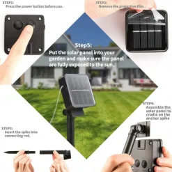 Halloween Solar String Lights Outdoor Waterproof Bat Ghost Spider Skull Hand Light 6.5m 30LEDs 8 Modes Halloween Patio Yard Garden Balcony Fence Halloween Outdoor Party Indoor Decoration