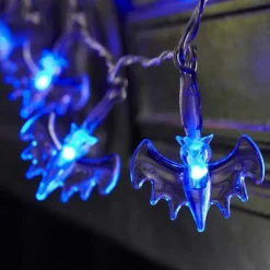 Halloween Solar String Lights Outdoor Waterproof Bat Ghost Spider Skull Hand Light 6.5m 30LEDs 8 Modes Halloween Patio Yard Garden Balcony Fence Halloween Outdoor Party Indoor Decoration