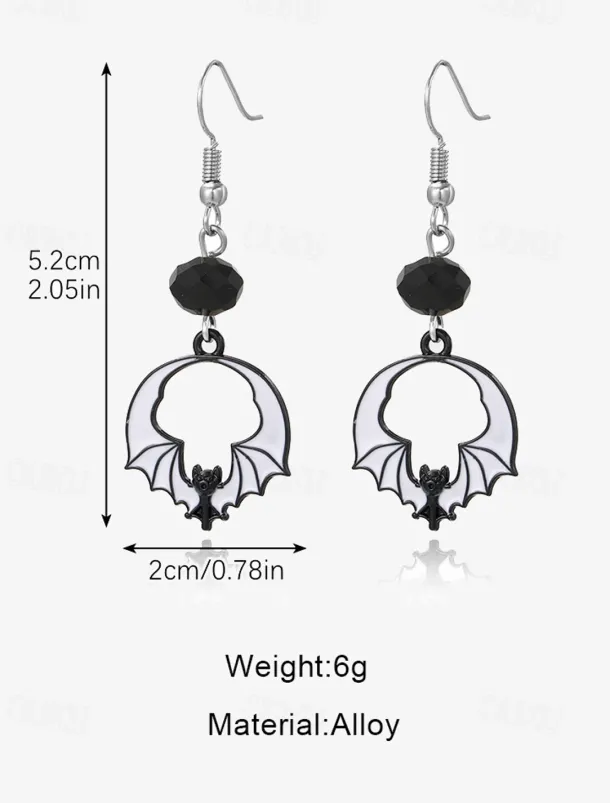 Halloween Spider Earrings with Pearl Accent - Statement Gothic Jewelry for Cosplay, Costume Parties, and Halloween Events