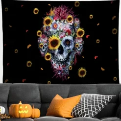 Halloween Tapestry, Bloody Hand Tapestry Wall Hanging ,Art Decor Blanket Curtain Picnic Tablecloth Hanging Bedroom Living Room Dorm Decoration Halloween Decorations