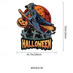 Halloween Trunk Treat Car Banner Car Decoration,Ghost Halloween Decorations Halloween Fabric Car Decoration Halloween Car Trunk Decoration Ghost Pumpkin Wall Covering