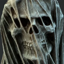 Halloween Veil Reaper Skull Home Decoration Interior Art Desktop Decoration Halloween Resin Crafts Halloween Skeleton Decoration