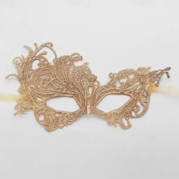 Halloween Venetian Mask Columbina Carnival Mask Half Face Carnival Mardi Gras Party Masquerade Carnival of Venice Easy Halloween Costumes Dress Up