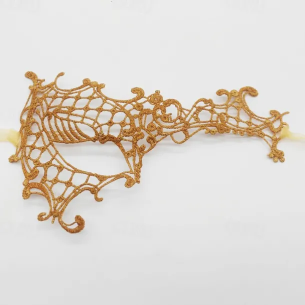 Halloween Venetian Mask Columbina Carnival Mask Half Face Carnival Mardi Gras Party Masquerade Carnival of Venice Easy Halloween Costumes Dress Up