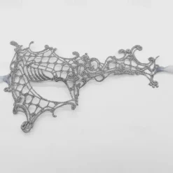 Halloween Venetian Mask Columbina Carnival Mask Half Face Carnival Mardi Gras Party Masquerade Carnival of Venice Easy Halloween Costumes Dress Up