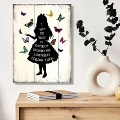 Halloween Wall Art Canvas Alice Wonderland Prints and Posters Abstract Portrait Pictures Decorative Fabric Painting For Living Room Pictures No Frame