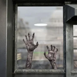 Halloween Wall Stickers, Pumpkin Holiday Decoration Background Wall Bathroom Toilet Stickers