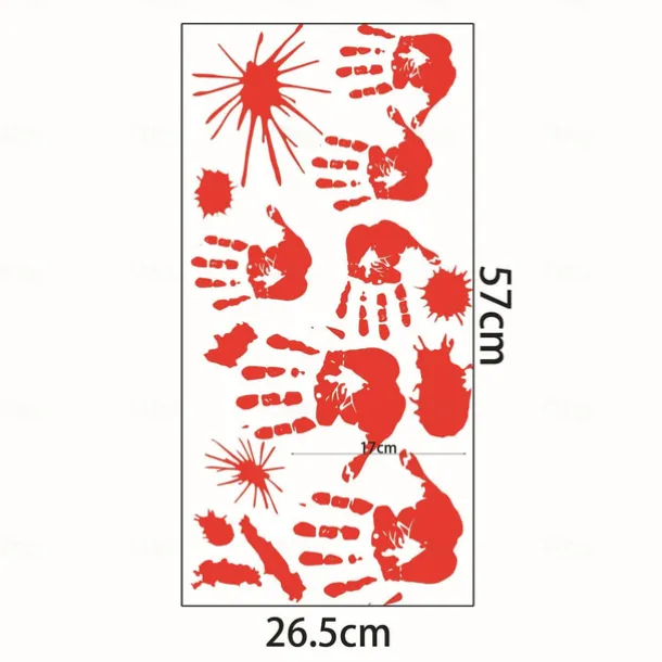 Halloween Wall Stickers, Pumpkin Holiday Decoration Background Wall Bathroom Toilet Stickers