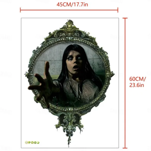 Halloween Wall Stickers, Pumpkin Holiday Decoration Background Wall Bathroom Toilet Stickers