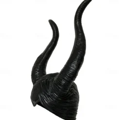 Halloween Witch Maleficent Hat Halloween Props Ox Horns Adults' Women's Halloween Halloween Carnival Easy Carnival Costume for Walpurgis Night