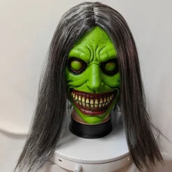 Halloween Witch Scary Smiling Demons Mask Halloween Props Adults' Men's Women's Unisex Horror Scary Costume Halloween Carnival Easy Carnival Costume for Walpurgis Night