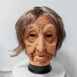 Halloween Witch Scary Smiling Demons Mask Halloween Props Adults' Men's Women's Unisex Horror Scary Costume Halloween Carnival Easy Carnival Costume for Walpurgis Night