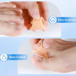 Hammer Toe Corrector 6 Pack Toe Spacers Toe Straighteners for Curled Toes Bunion Corrector for Preventing Rubbing Relieve Pressure