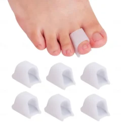 Hammer Toe Straightener Corrector - Toe Spacers Toe Separators for Bunion, Curled Toes, Hammertoes, Toe Corrector Toe Splint for Men and Women 6 Pack