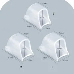 Hammer Toe Straightener Corrector - Toe Spacers Toe Separators for Bunion, Curled Toes, Hammertoes, Toe Corrector Toe Splint for Men and Women 6 Pack