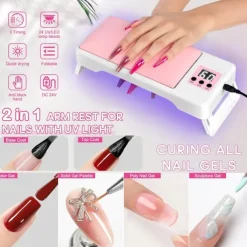 Hand Pillow Comfortable Portable Foldable Polish Gel Phototherapy Lamp Led UV Dryers Nail Accessories Equipment Nails Art Tools