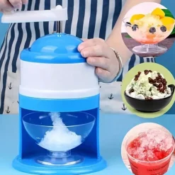 Hand-cranked Ice Machine Hand-operated Fruit Smoothie Machine Mini-home Small Ice Breaker