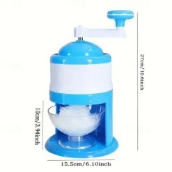 Hand-cranked Ice Machine Hand-operated Fruit Smoothie Machine Mini-home Small Ice Breaker
