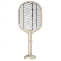 Handheld Electric Mosquito Swatter – Rechargeable Fly Zapper Racket for Indoor Household Insect Control
