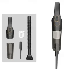 Handheld Wet & Dry Cordless Vacuum Cleaner Lightweight Household Stick Vacuum With Strong Suction Portable Rechargeable Handheld Vacuum For Hard Floor Stairs Sofa Home Car Outdoor Tents