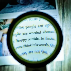 Handheld 10X Illuminated Magnifier Microscope Magnifying Glass Aid Reading for Seniors loupe Jewelry Repair Tool With LED