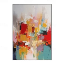 Handmade Oil Painting Canvas Wall Art Decoration Modern Abstract for Home Decor Rolled Frameless Unstretched Painting