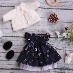 Handmade Waldorf Doll Clothes Set for 12 inch Doll Handmade Muppet Doll for Christmas Gifts